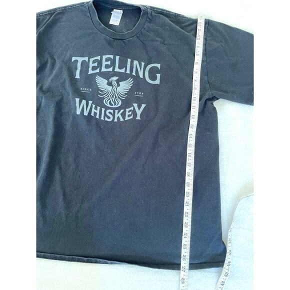 Teeling Whiskey Black Tee XL Gildan Premium Cotton - Picture 4 of 6